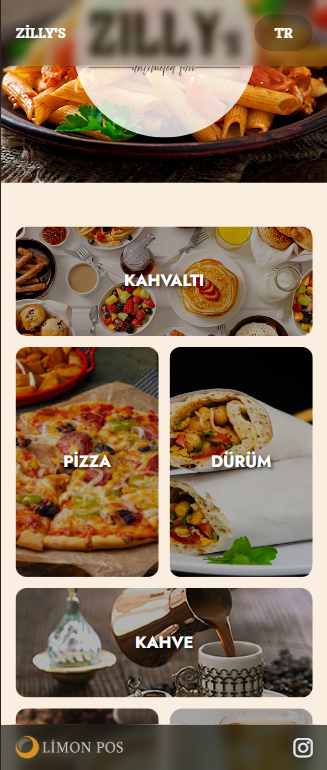 LimonMENÜ Yazılımı – LimonPOS yazılımı ile birlikte ücretsiz olarak sunulmaktadır.